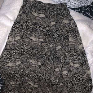 ACACIA original snake print maxi skirt